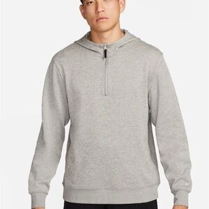 Nike Gray Dri-FIT Half-Zip golf hoodie